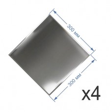 Зеркальная плитка 30x30 см (4 шт.) с фацетом 5 мм (квадрат) 